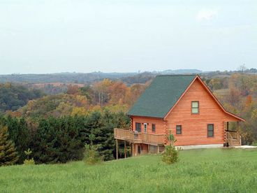 This view shows how beautiful and secluded this rental property is.  The Valley is the perfect place to escape the hassles of everyday life!