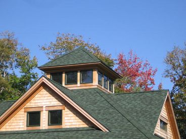 Climb into the cupola and have a seat to enjoy the views.